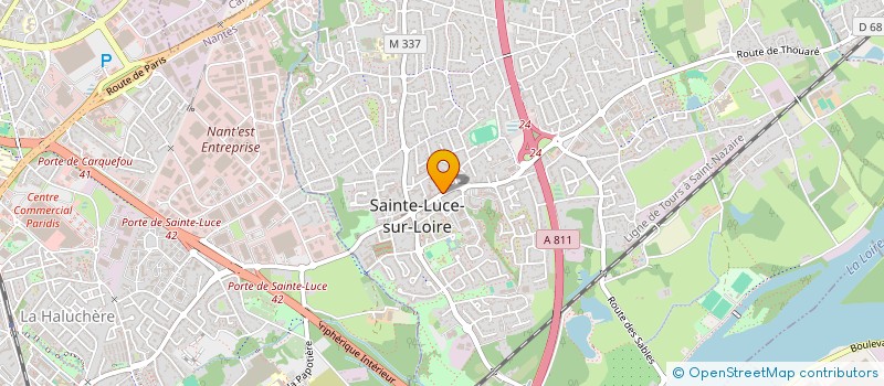 localisation de l'entreprise MCGL  SAINTE-LUCE-SUR-LOIRE