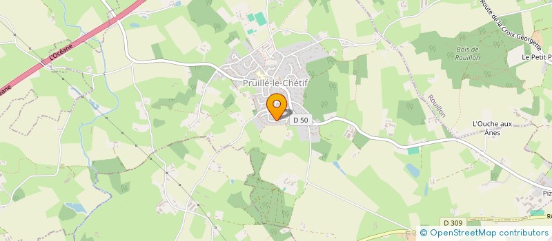 localisation de l'entreprise MCGL  PRUILLE-LE-CHETIF