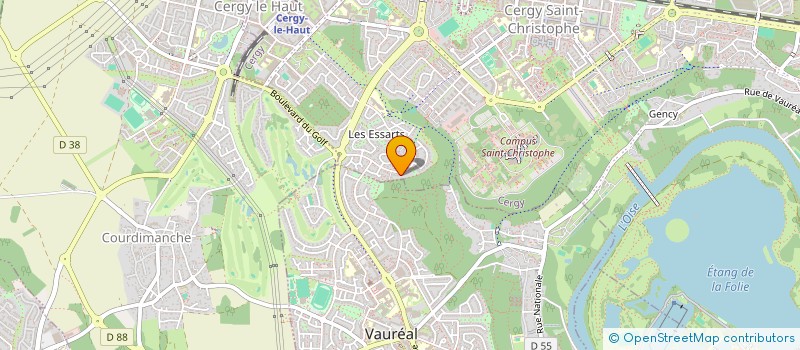 localisation de l'entreprise MCGM  CERGY