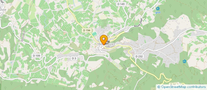 localisation de l'entreprise MCGOVERN JOHNSON  BONNIEUX