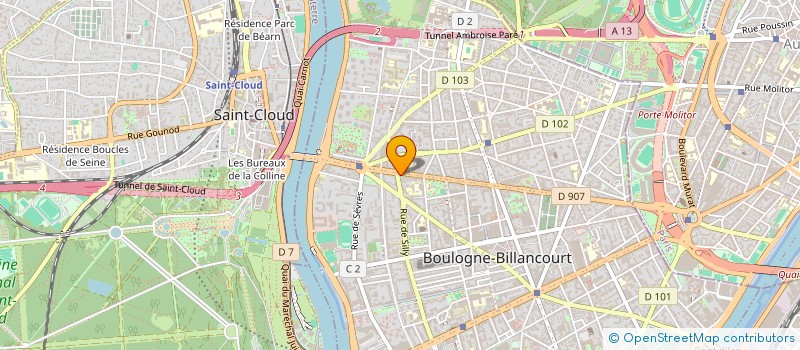 localisation de l'entreprise MCGREGGOR OPPORTUNITY à BOULOGNE-BILLANCOURT