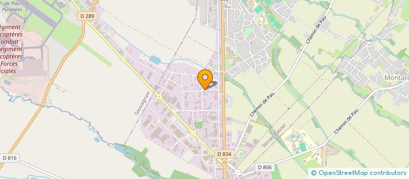 localisation de l'entreprise MCGV  SERRES-CASTET