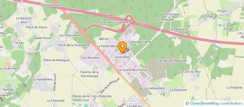 localisation de l'entreprise MCH 37  ESVRES