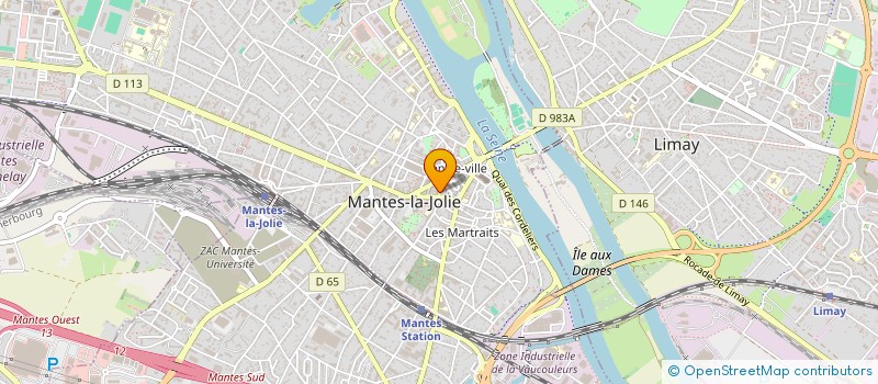 localisation de l'entreprise MCH à MANTES-LA-JOLIE
