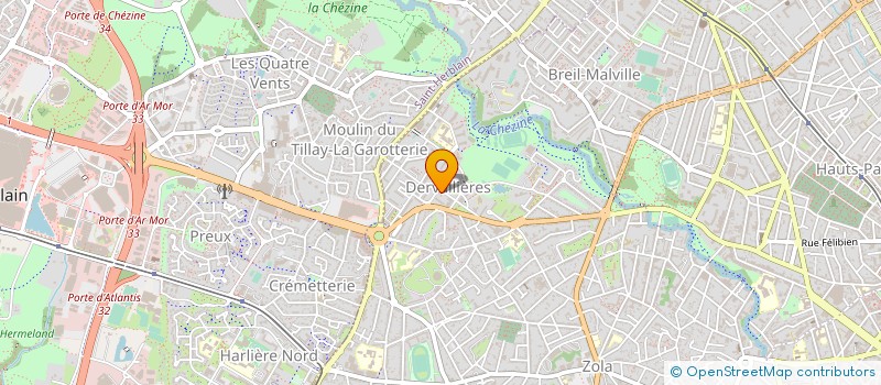 localisation de l'entreprise MCH à NANTES