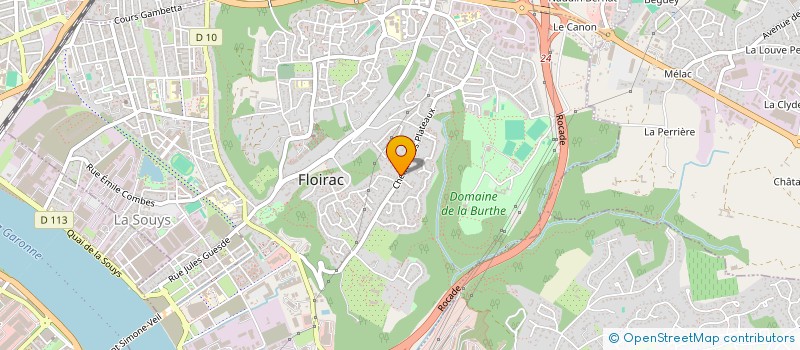 localisation de l'entreprise MCH  FLOIRAC