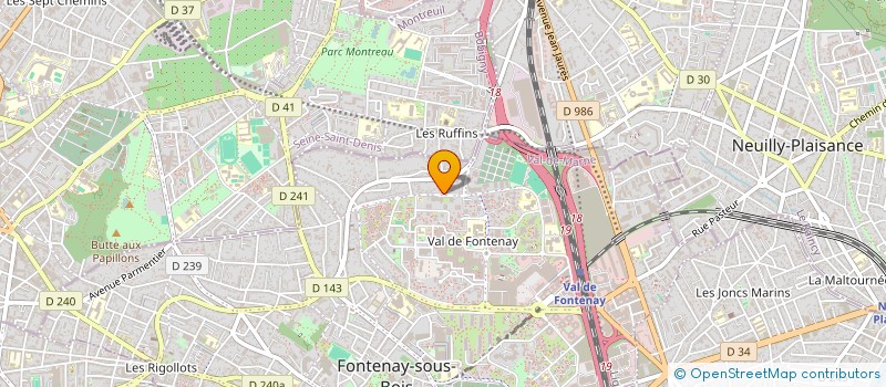 localisation de l'entreprise MCH à FONTENAY-SOUS-BOIS