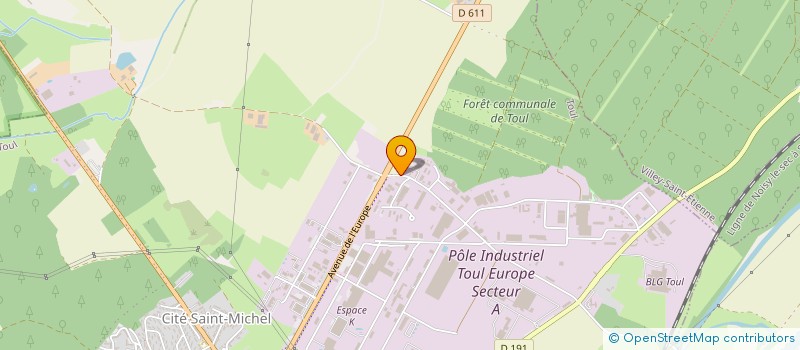 localisation de l'entreprise MCH  TOUL