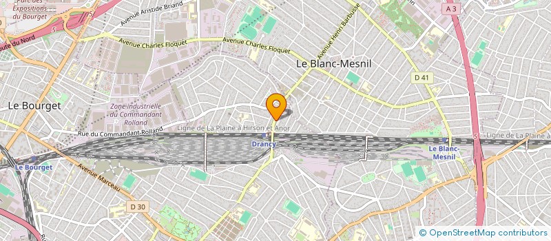 localisation de l'entreprise MCH  DRANCY