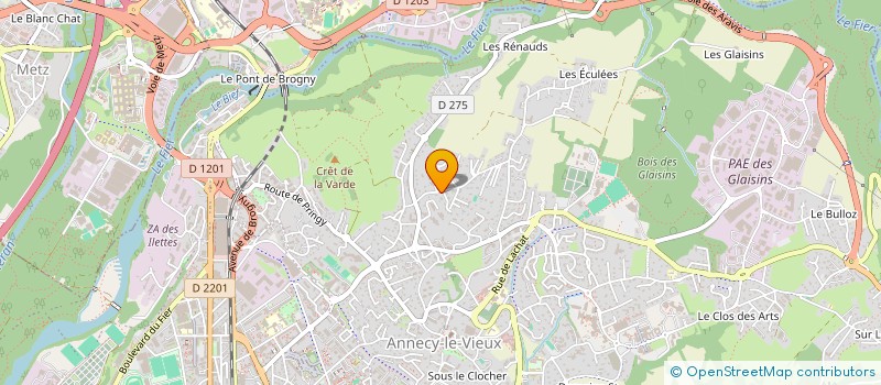 localisation de l'entreprise MCH à ANNECY