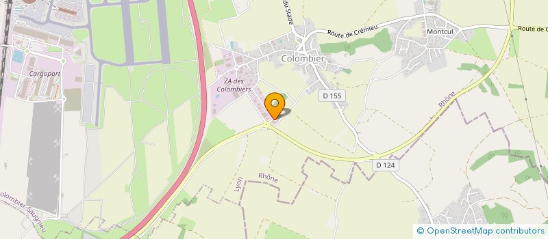 localisation de l'entreprise MCH  COLOMBIER-SAUGNIEU