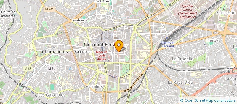 localisation de l'entreprise MCH  CLERMONT FERRAND