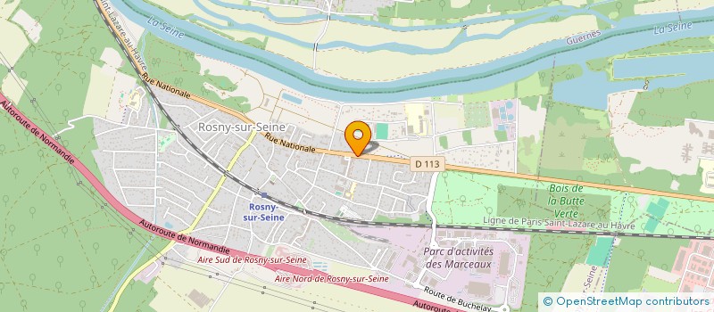 localisation de l'entreprise MCH  ROSNY-SUR-SEINE