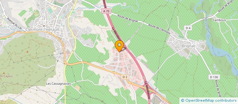 localisation de l'entreprise MCH AUTO  CLERMONT-L'HERAULT