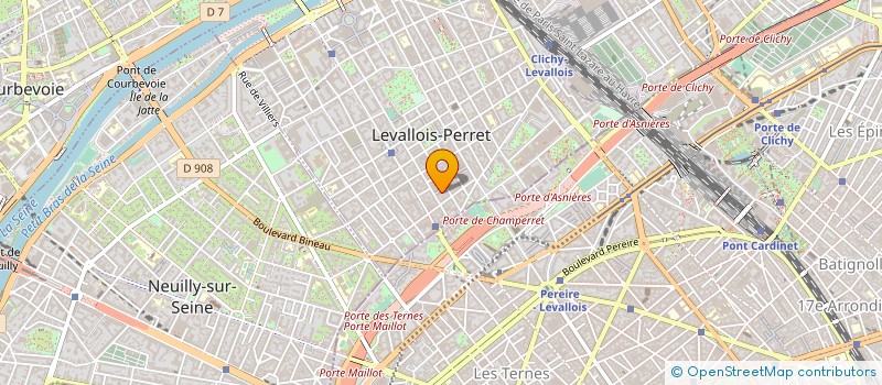 localisation de l'entreprise MCH BUILDING ENGINERING à LEVALLOIS-PERRET