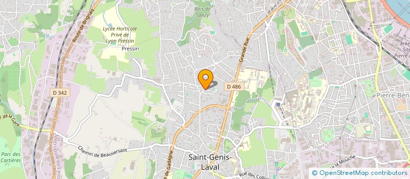 localisation de l'entreprise MCH CONSEIL à SAINT-GENIS-LAVAL