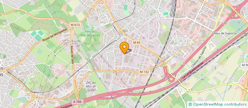 localisation de l'entreprise MCH ENERGIE à MONTPELLIER