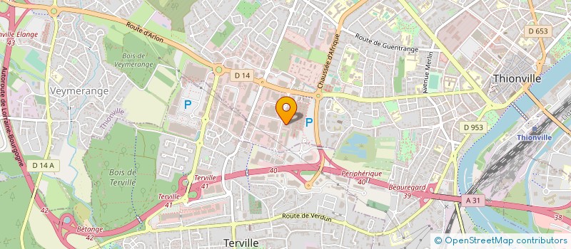 localisation de l'entreprise MCH GESTION à THIONVILLE