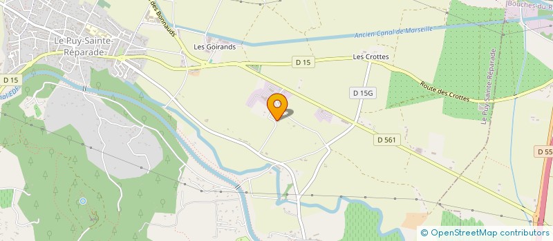 localisation de l'entreprise MCH IMMO  LE PUY-SAINTE-REPARADE