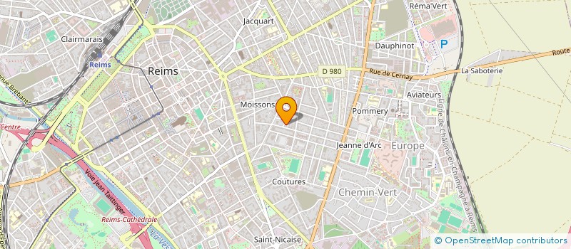 localisation de l'entreprise MCH INVEST  REIMS