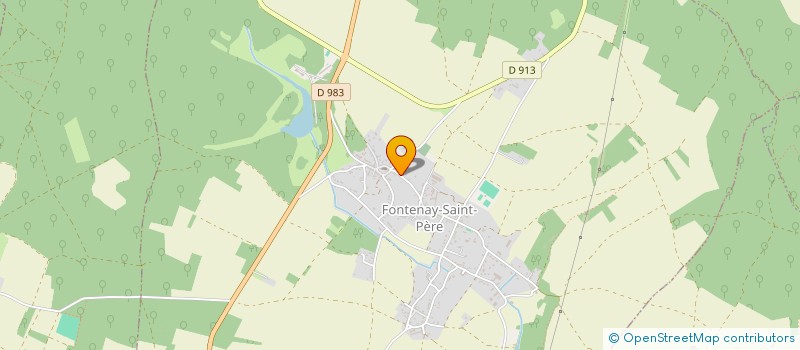 localisation de l'entreprise MCH-SARL à FONTENAY-SAINT-PERE
