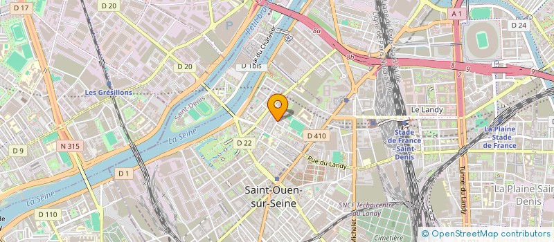 localisation de l'entreprise MCH SECURITE à SAINT-OUEN-SUR-SEINE