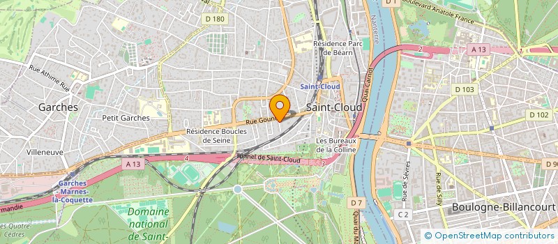 localisation de l'entreprise MCHAYRIGUES à SAINT-CLOUD