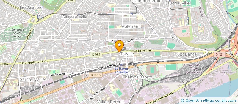 localisation de l'entreprise MCHT  LE HAVRE