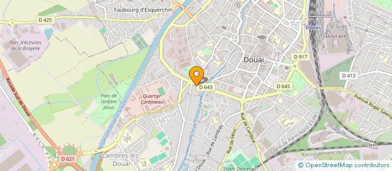 localisation de l'entreprise MCHT1940 à DOUAI