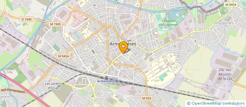 localisation de l'entreprise MCI à ARMENTIERES