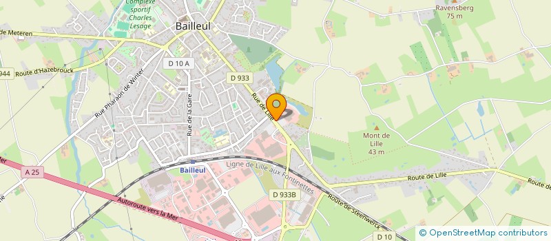 localisation de l'entreprise MCI à BAILLEUL