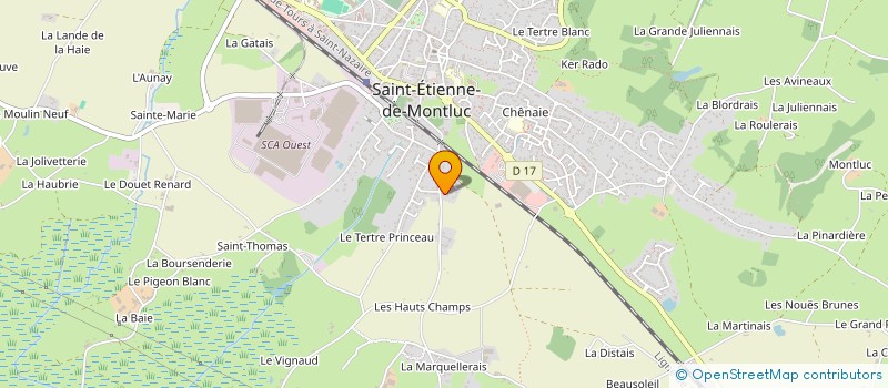 localisation de l'entreprise MCI à VIGNEUX-DE-BRETAGNE