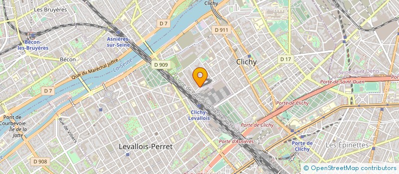 localisation de l'entreprise MCI à CLICHY