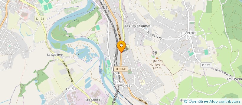 localisation de l'entreprise MCI  ABREST