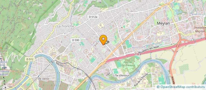 localisation de l'entreprise MCI  MEYLAN