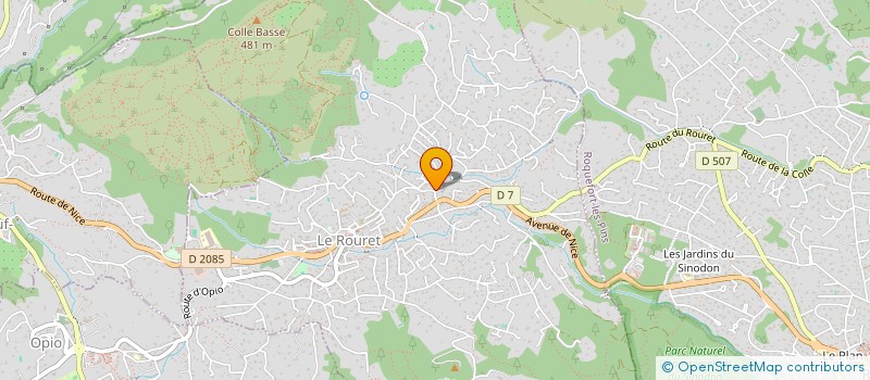 localisation de l'entreprise MCI  LE ROURET