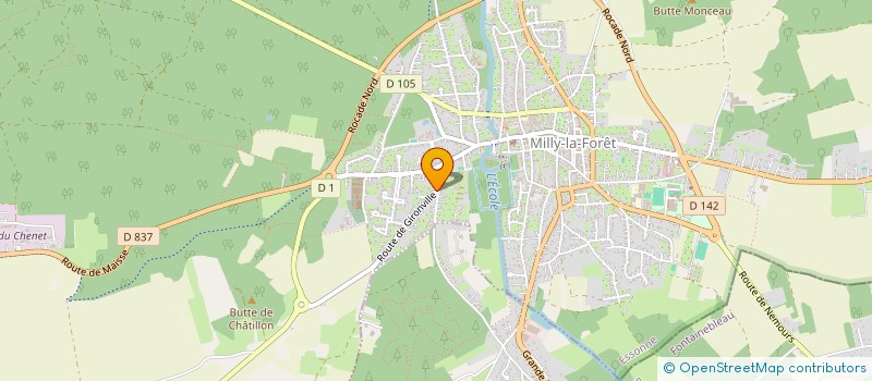 localisation de l'entreprise MCI à CERNY