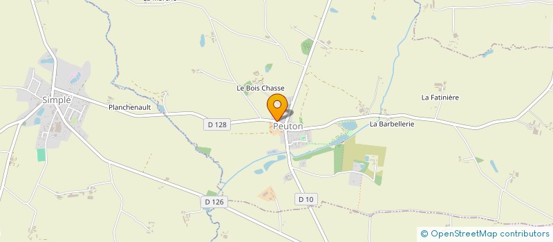 localisation de l'entreprise MCI  PEUTON