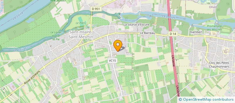 localisation de l'entreprise MCI  SAINT-HILAIRE-SAINT-MESMIN