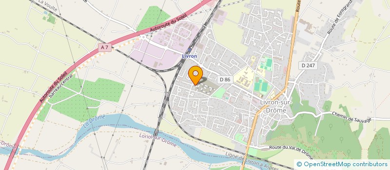 localisation de l'entreprise MCI  LIVRON-SUR-DROME