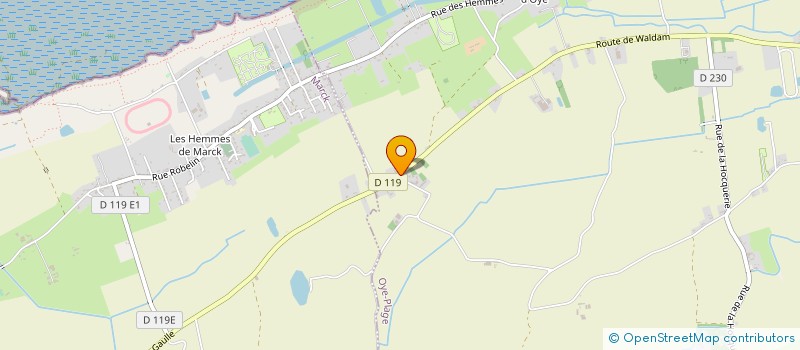 localisation de l'entreprise MCI CONSTRUCTION  OYE-PLAGE