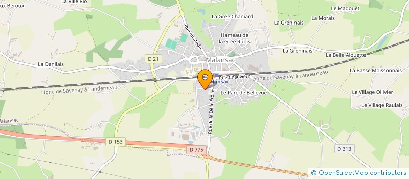 localisation de l'entreprise MCI CONSTRUCTION  QUESTEMBERT