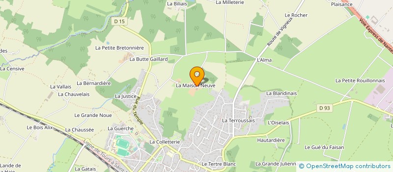 localisation de l'entreprise MCI PARIS I à VIGNEUX-DE-BRETAGNE