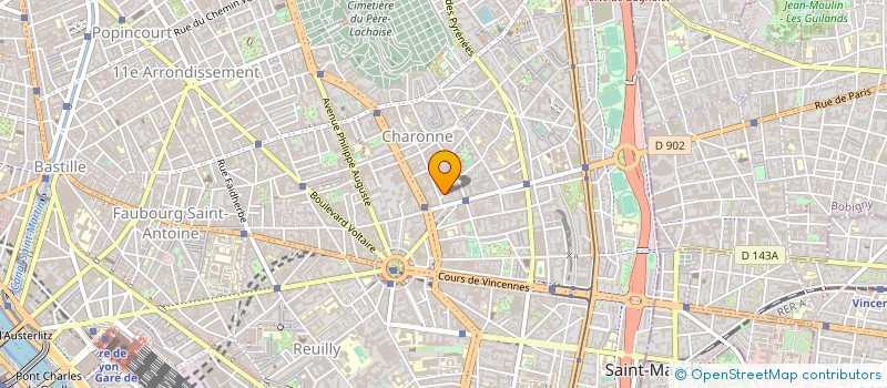 localisation de l'entreprise MCIA MACONNERIE-CARRELAGE IGNAZIO ARESU à PARIS