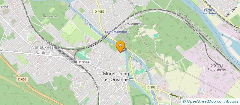 localisation de l'entreprise MCIMO  MORET-LOING-ET-ORVANNE