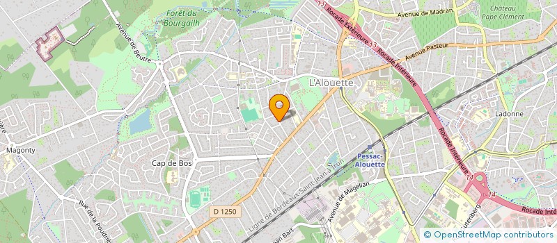 localisation de l'entreprise MCIN  PESSAC