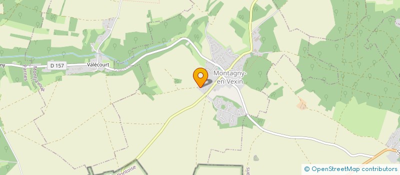 localisation de l'entreprise MCISBAT  MONTAGNY-EN-VEXIN