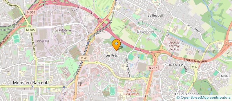 localisation de l'entreprise MCITY  VILLENEUVE-D'ASCQ