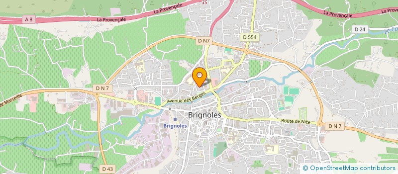 localisation de l'entreprise MCIV à BRIGNOLES