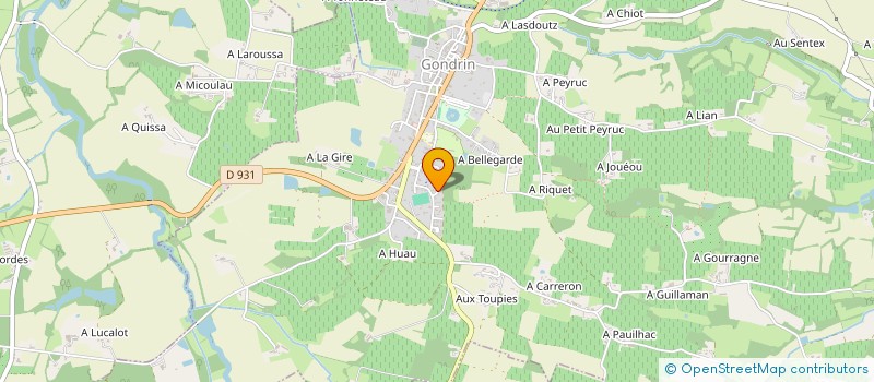 localisation de l'entreprise MCJ à GONDRIN